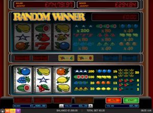 Fruitautomaten in het online casino